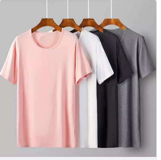 Pack Of 4 Cotton Halfsleeves Oneck Tshirt For Women - DENIMS - Tops & T - Shirts - 