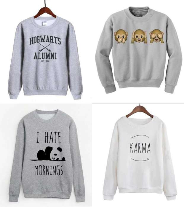 PACK OF FOUR LADIES SWEATSHIRT - DENIMS - Hoodies & Sweatshirts - 