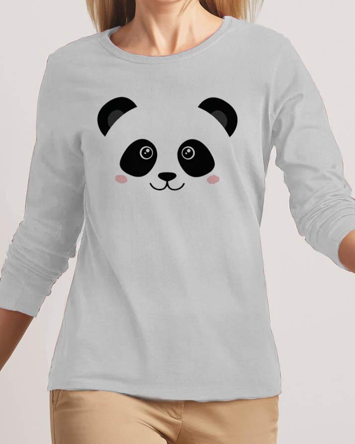 Panda New Fashion Grey High Graphic Excellent Quality T - shirt - DENIMS - Tops & T - Shirts - 