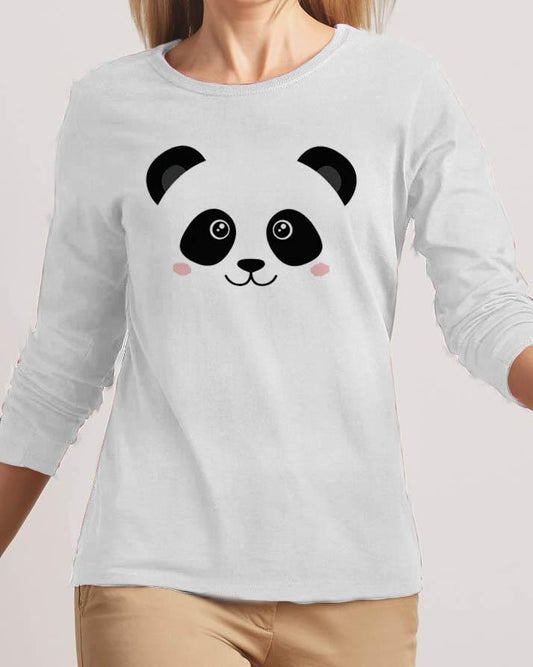 Panda New Fashion White High Printed Design High Quality T - shirt - DENIMS - Tops & T - Shirts - 