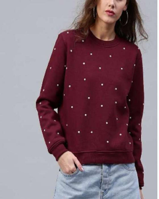 Pearl Sweatshirt Winter Fleece For womens - DENIMS - Hoodies & Sweatshirts - 