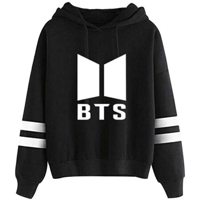 Penti BTS Hoodie Bangtan Spring Hooded Sweatshirt Hip Hop Patchwork Hoodies With Pocket 862 - DENIMS - Hoodies & Sweatshirts - 