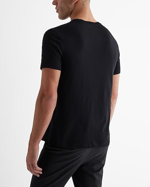 Perfect Cotton Crew Neck T - Shirt Black - DENIMS - T - Shirts & Polos - 