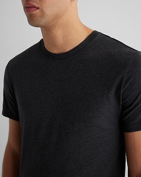 Perfect Cotton Crew Neck T - Shirt Charcoal - DENIMS - T - Shirts & Polos - 