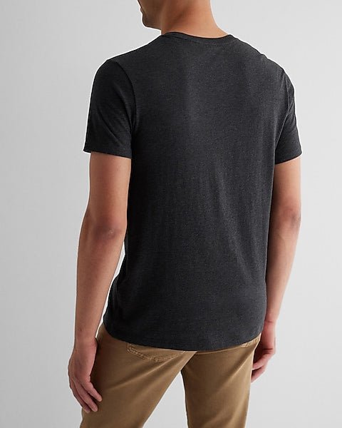 Perfect Cotton Crew Neck T - Shirt Charcoal - DENIMS - T - Shirts & Polos - 