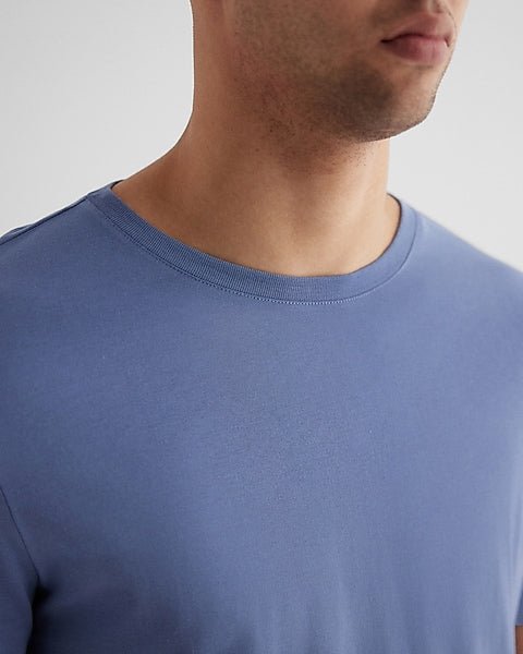 Perfect Cotton Crew Neck T - Shirt Royal Blue - DENIMS - T - Shirts & Polos - 