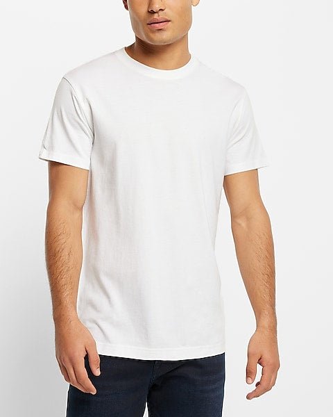 Perfect Cotton Crew Neck T - Shirt White - DENIMS - T - Shirts & Polos - 