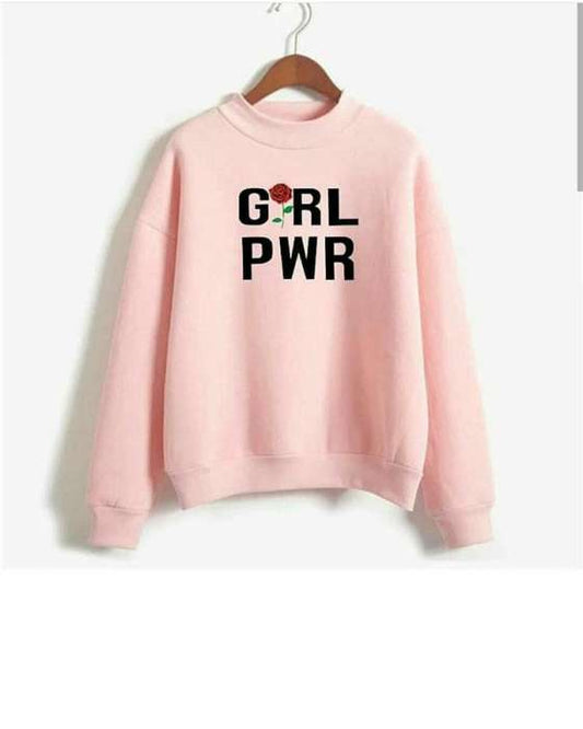 PINK PWR SWEATSHIRT FOR WOMEN 979 - DENIMS - Hoodies & Sweatshirts - 