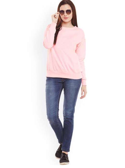Pink Sweatshirt - DENIMS - Hoodies & Sweatshirts - 