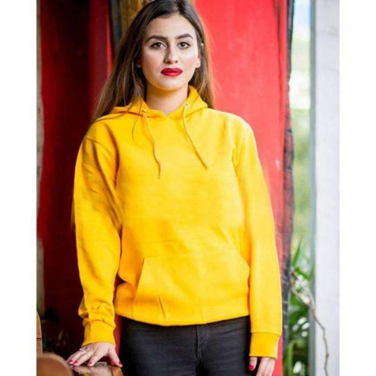Plain Yellow Hoodie SS 52 - DENIMS - Hoodies & Sweatshirts - 