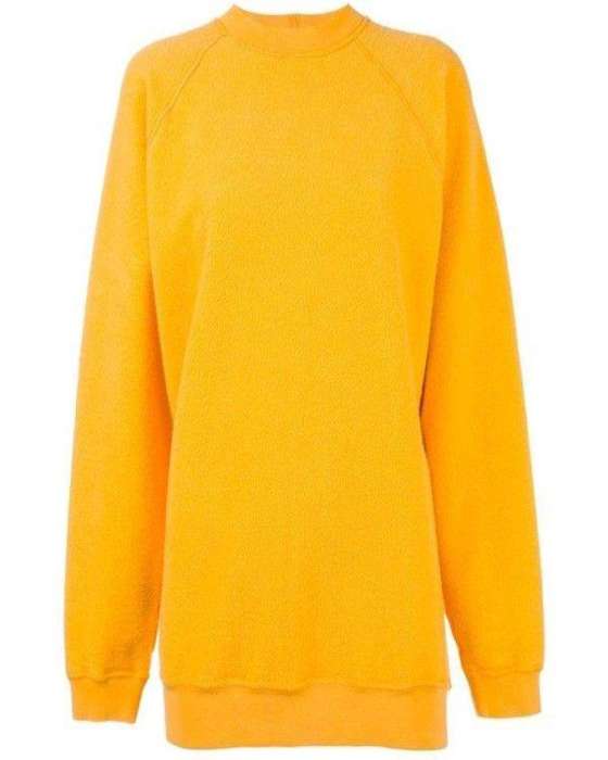 Plain Yellow Sweat Shirt For women - DENIMS - Hoodies & Sweatshirts - 