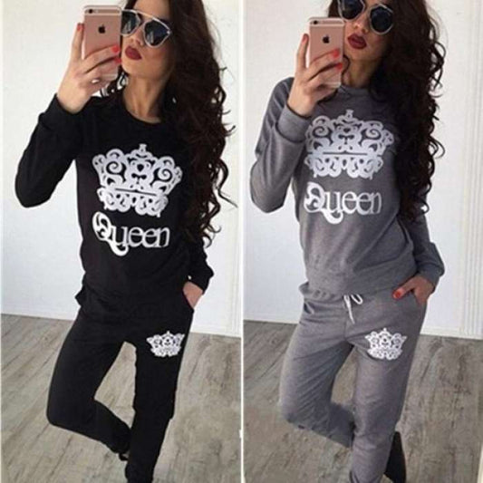 Printing Sweater Sport Tops Sweatshirt Outdoor Track Pants Suits Tracksuit ( SINGLE ) - DENIMS - Hoodies & Sweatshirts - 