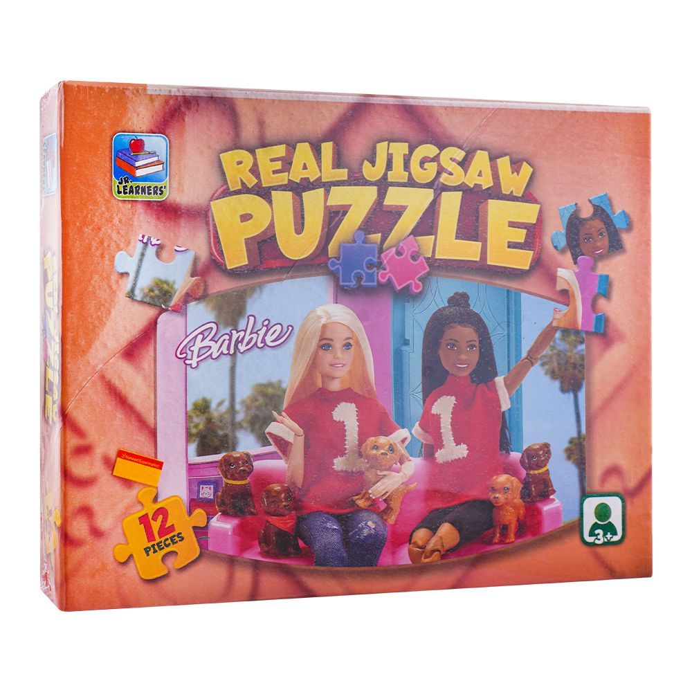 Real Jigsaw Puzzle Barbie, For 3+ Years - DENIMS - Board Games - 