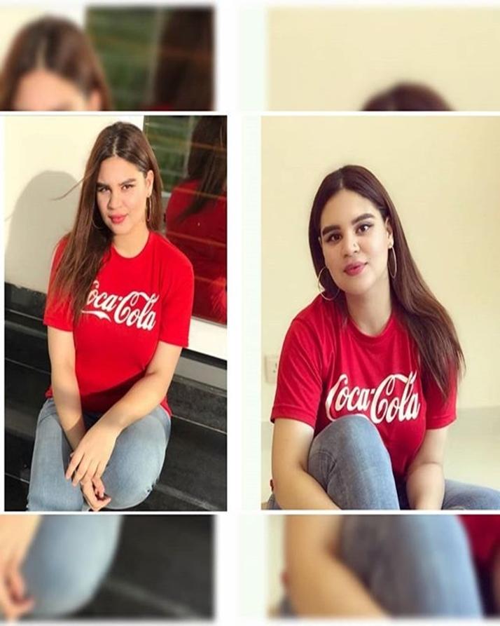 Red Coca Cola Printed T - Shirt For Her - DENIMS - Tops & T - Shirts - 