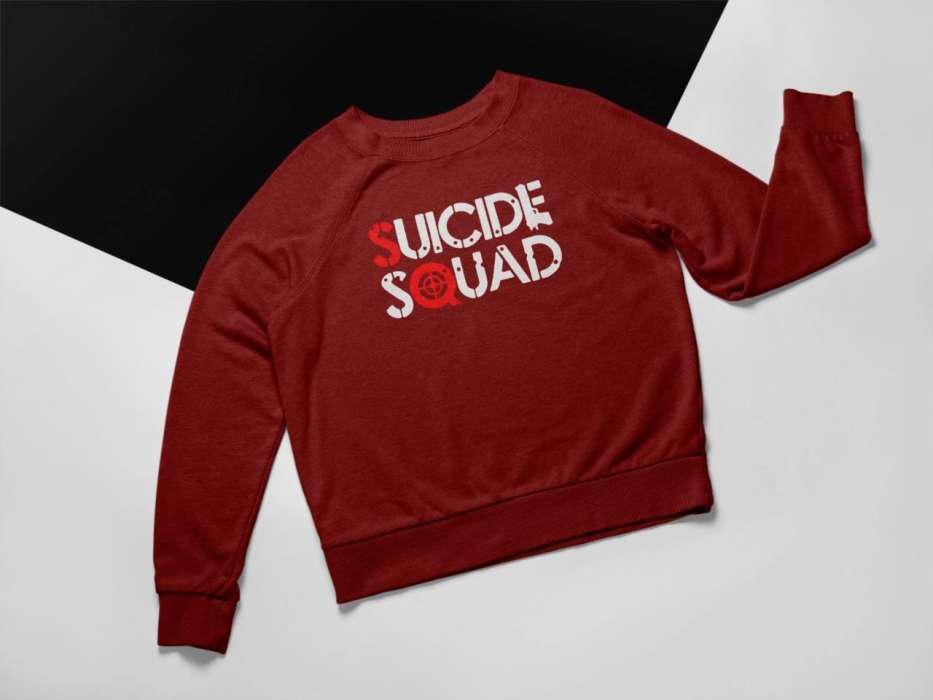 Red suicide squad sweat shirt for womens - DENIMS - Hoodies & Sweatshirts - 