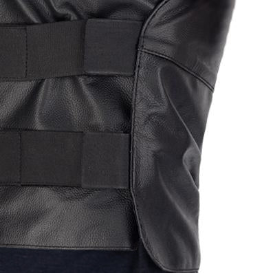 Ace Revolver Genuine Leather Motorcycle Vest for Men