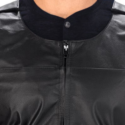 Ace Revolver Genuine Leather Motorcycle Vest for Men