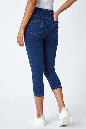 Roman Cropped Denim Jegging - DENIMS - Jeggings & Leggings - 