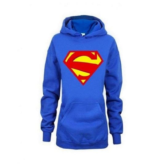 Royalblue Hoody Superman Hoodies For Mens Fit Hoodie - DENIMS - Hoodie & Sweatshirt - 