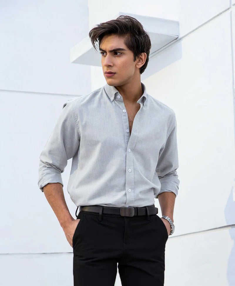 Shamery Versatile Vogue Mens Cotton Shirt - DENIMS - Shirts - 