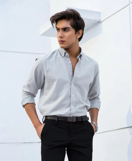 Shamery Versatile Vogue Mens Cotton Shirt - DENIMS - Shirts - 