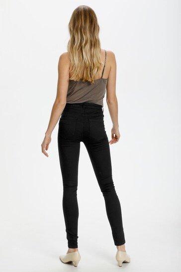 Soaked In Luxury Black Leia Skinny Jeggings - DENIMS - Jeggings & Leggings - 