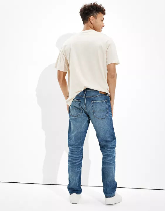 Slim Straight Jeans For Men - Stylish Men's Jeans - Available In Blue - Denims