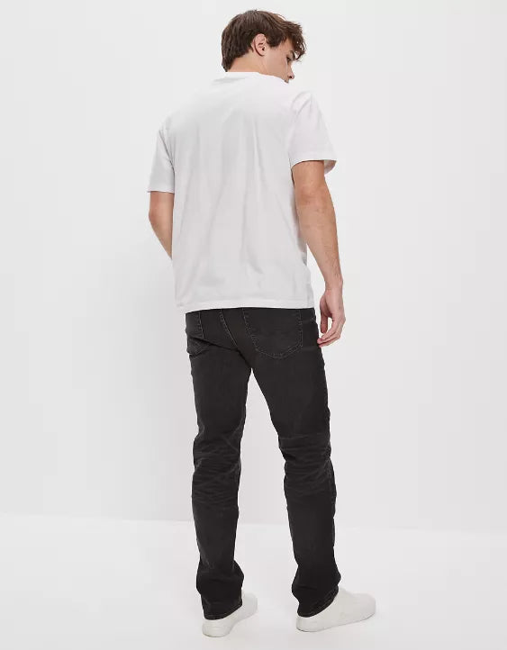 Athletic Straight Jeans For Men - Stylish Men's Jeans - Available In Black - Denims