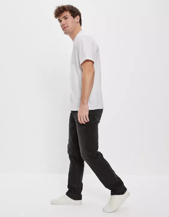 Athletic Straight Jeans For Men - Stylish Men's Jeans - Available In Black - Denims