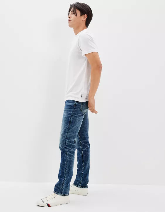 Flex Athletic Straight Jeans For Men - Stylish Men's Jeans - Available In Blue - Denims