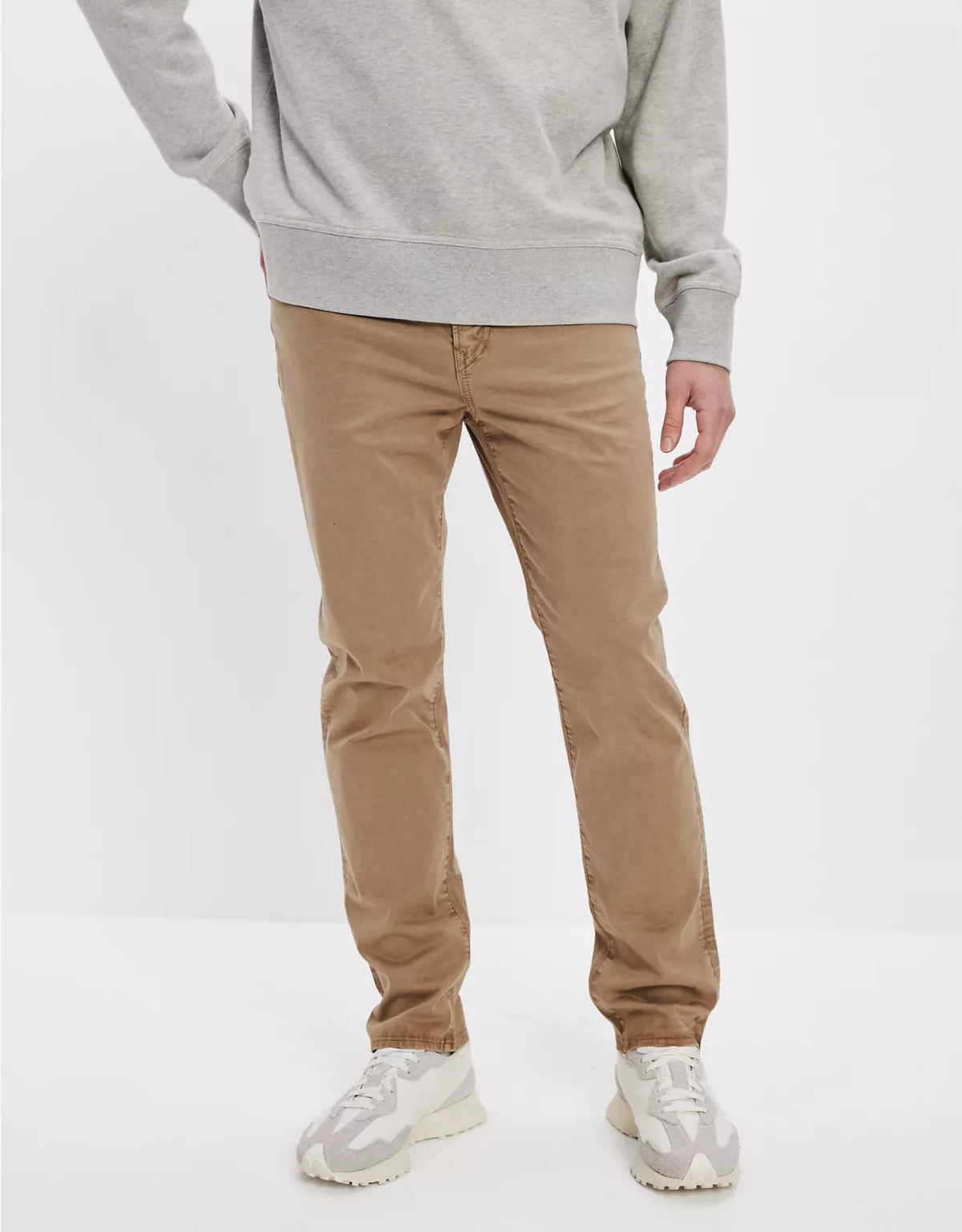 Soft Twill Original Straight Pant - Stylish Men's Jeans - Available In Khaki - Denims