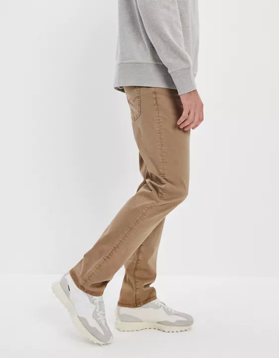 Soft Twill Original Straight Pant - Stylish Men's Jeans - Available In Khaki - Denims