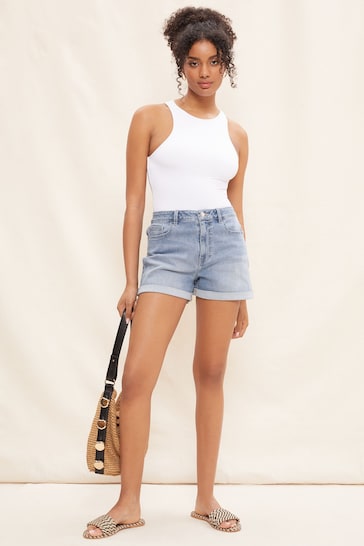 Friends Like These Denim Boyfriend Shorts For Women