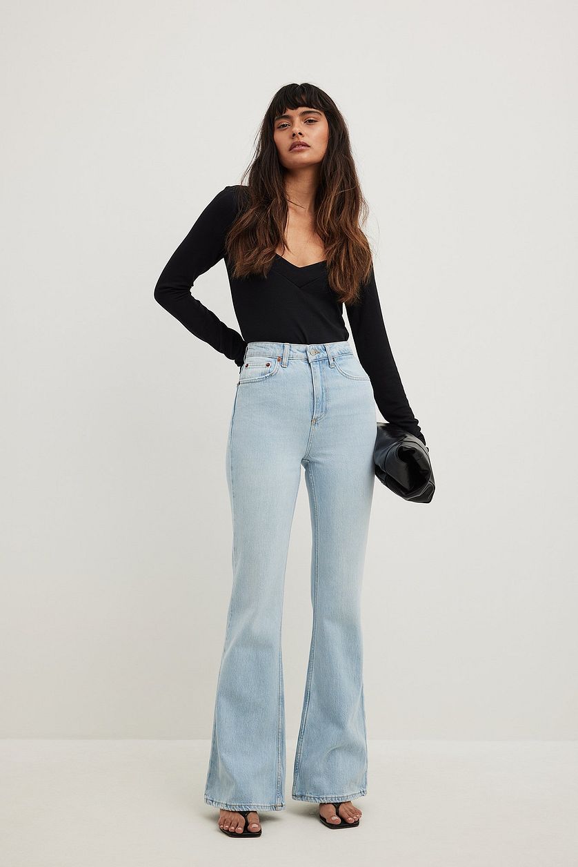 Flared High Waist Jeans