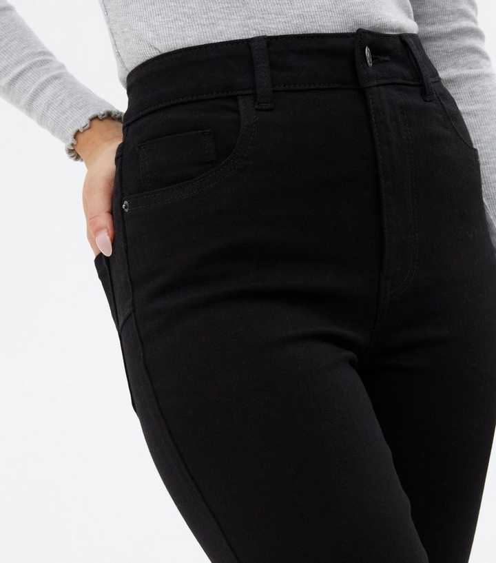 Petite Black Dark Wash Lift & Shape Jenna Skinny Jeans