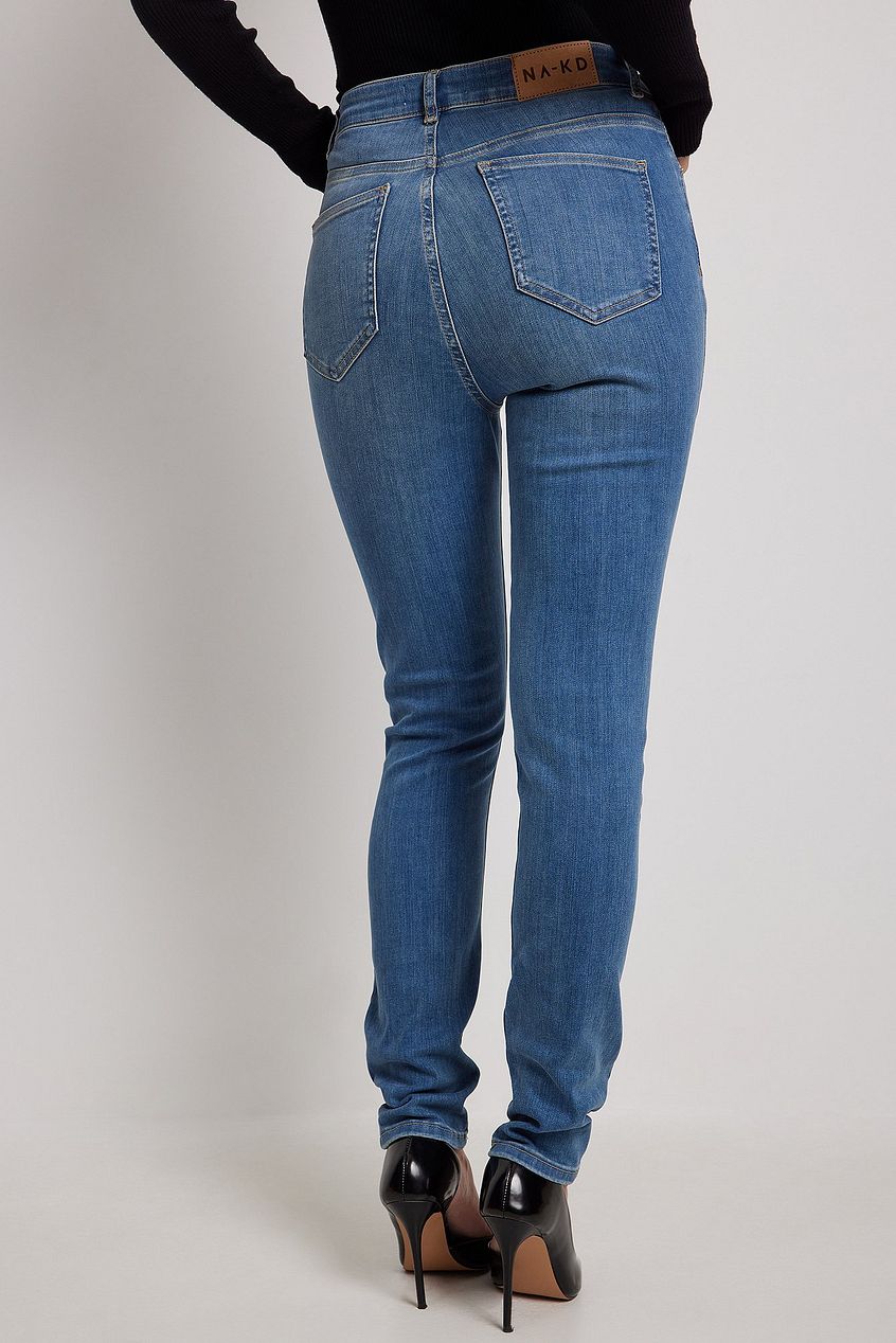 Skinny High Waist Stretch Jeans For Womens